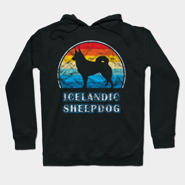 Icelandic Sheepdog Vintage Design Dog Hoodie by millersye